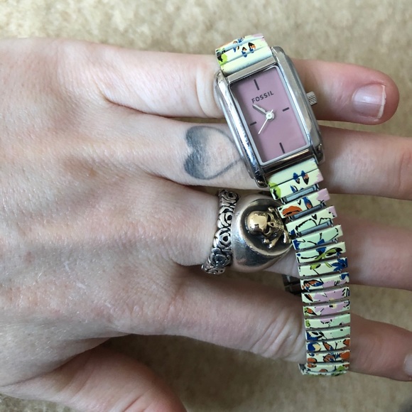 Fossil Floral Stretch Watch - Picture 4 of 4